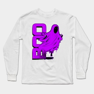 Ghost Of Disapproval - Purple Halftone Long Sleeve T-Shirt